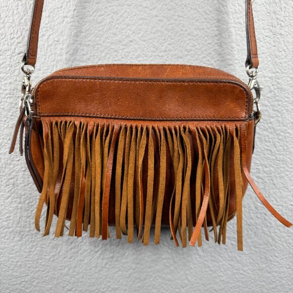 Fossil Fringe Leather Bag - Picture 1 of 7